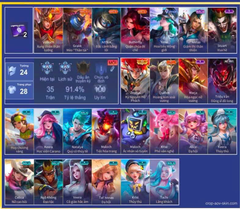 ACC SẲN RANK SẲN TƯỚNG GIÁ RẺ 2 