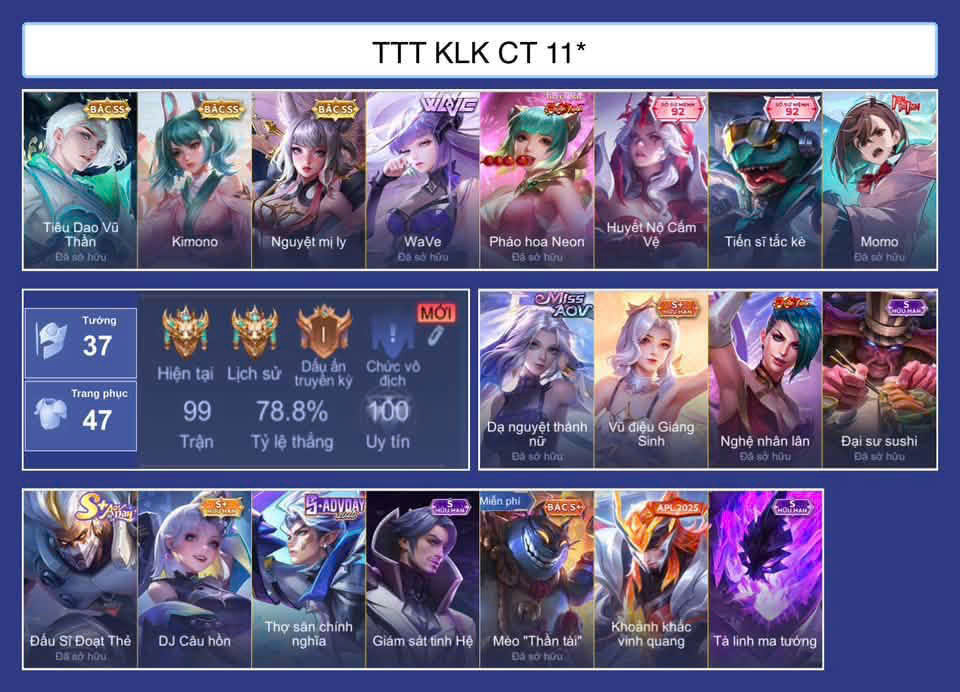 ACC SẲN RANK SẲN TƯỚNG GIÁ RẺ 5