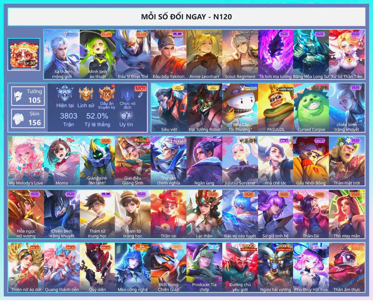 ACC SẲN RANK SẲN TƯỚNG GIÁ RẺ 9